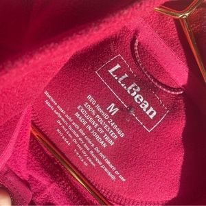 L.L. Bean Pink Fleece Vest - M